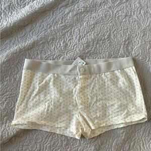 Brandy Melville pink heart boy shorts